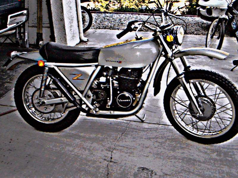 1972 Ossa Yankee Twin motorbike A4 Photo Print