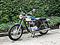 1972 Triumph Tiger motorbike A4 Photo Print
