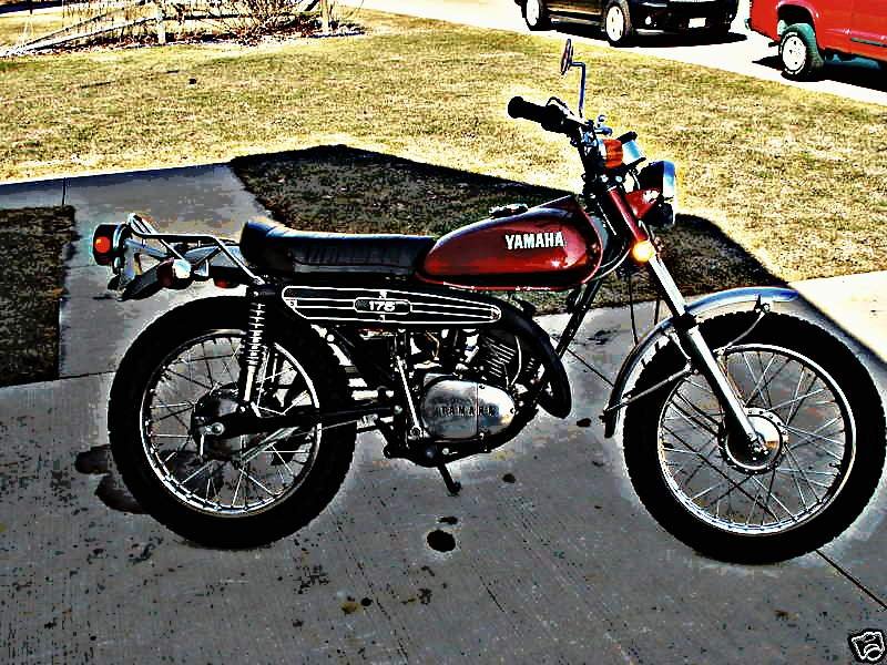 1972 at1 motorbike A4 Photo Print
