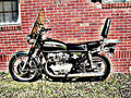 1972 cb450 motorbike A4 Photo Print