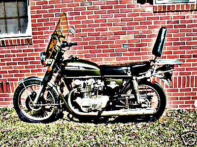 1972 cb450 motorbike A4 Photo Print
