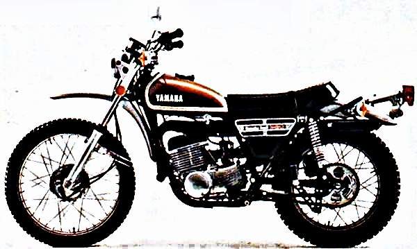 1972 dt360 motorbike A4 Photo Print