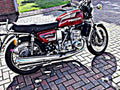 1972 gt750 motorbike A4 Photo Print