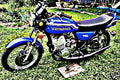 1972 h2 motorbike A4 Photo Print