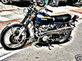 1972 honda cb450 motorbike A4 Photo Print