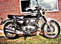 1972 honda cb750 motorbike A4 Photo Print