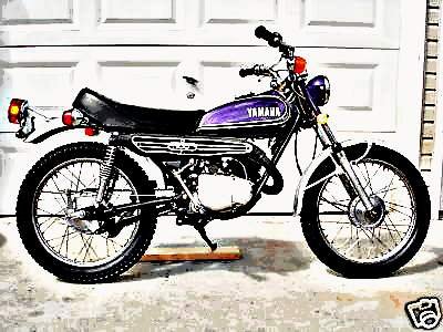 1972 lt2 motorbike A4 Photo Print