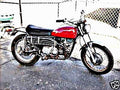 1972 sx350 motorbike A4 Photo Print