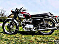 1972 t100r daytona motorbike A4 Photo Print