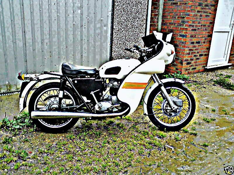 1972 triumph trophy motorbike A4 Photo Print