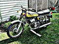 1972 yr5 motorbike A4 Photo Print