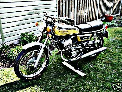 1972 yr5 motorbike A4 Photo Print