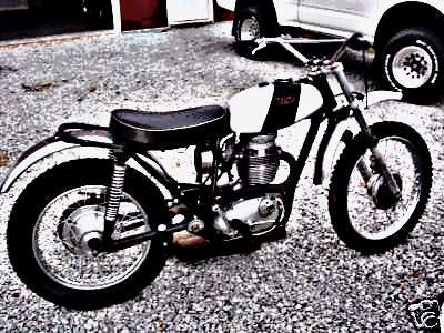 1973 Bsa B50 motorbike A4 Photo Print