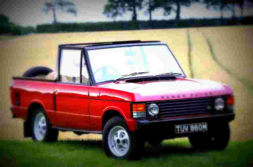 1973 Land Rover Range Rover Convertible Suffix B SVC A4 Photo Print