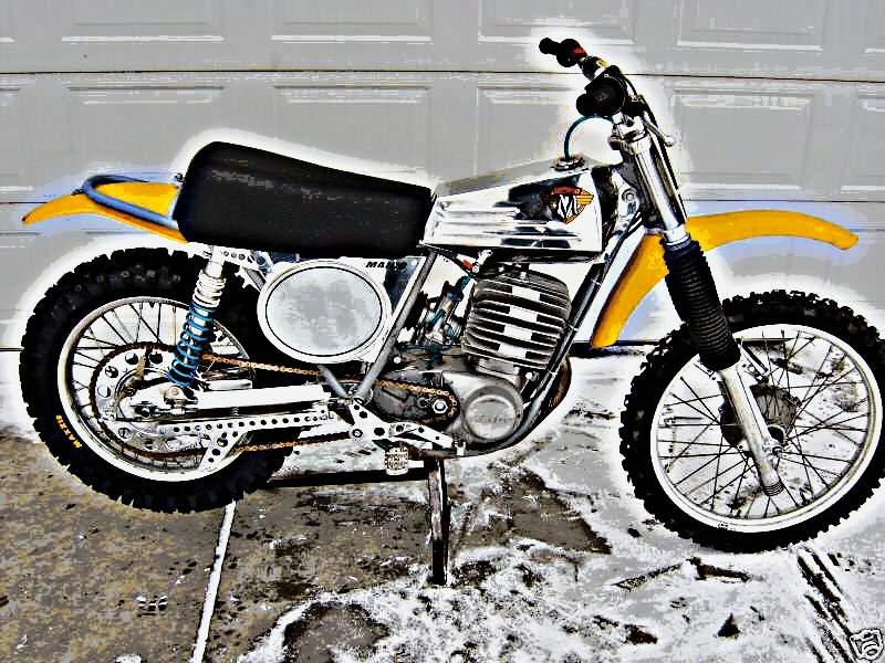 1973 Maico 400 motorbike A4 Photo Print