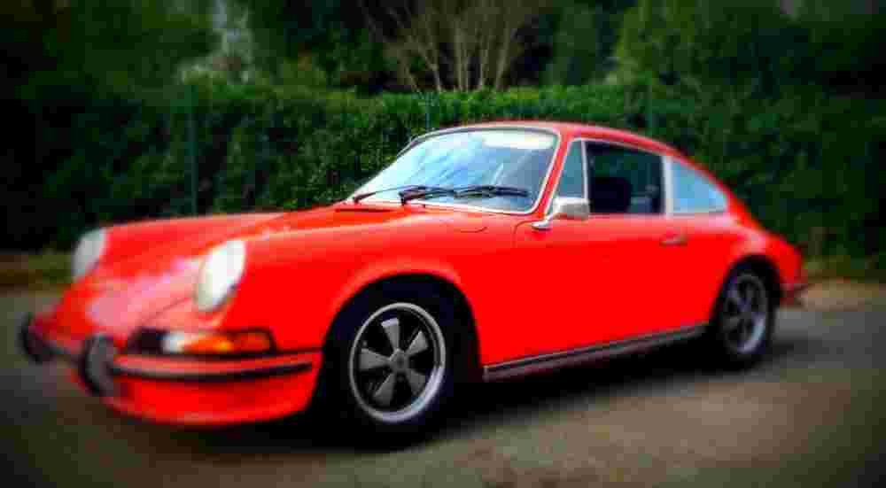 1973 Porsche 911S A4 Photo Print