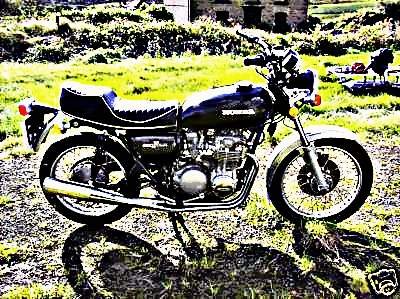 1973 cb500 motorbike A4 Photo Print
