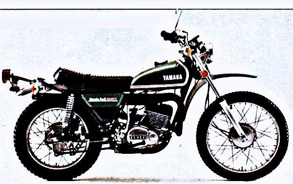 1973 dt250 motorbike A4 Photo Print