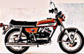 1973 rd250 motorbike A4 Photo Print