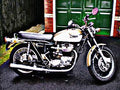 1973 t120r motorbike A4 Photo Print