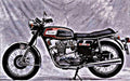 1973 t150v motorbike A4 Photo Print