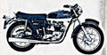 1973 tr6r motorbike A4 Photo Print