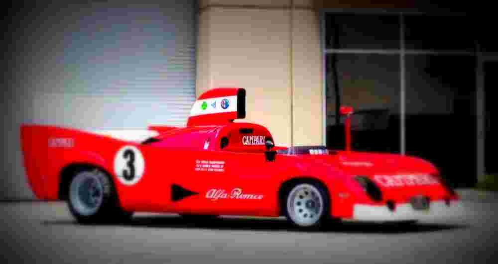 1974 Alfa Romeo Tipo 33 TT 12 A4 Photo Print