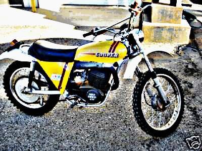 1974 Cooper 250 Enduro motorbike A4 Photo Print
