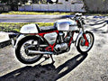 1974 Ducati 750Gt motorbike A4 Photo Print