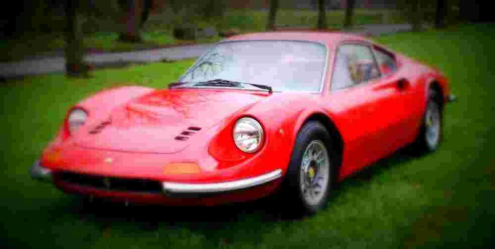 1974 Ferrari Dino 246 GT A4 Photo Print