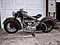 1974 Indian Chief motorbike A4 Photo Print