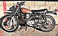 1974 honda xl250 motorbike A4 Photo Print