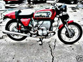 1975 Bmw 750 motorbike A4 Photo Print