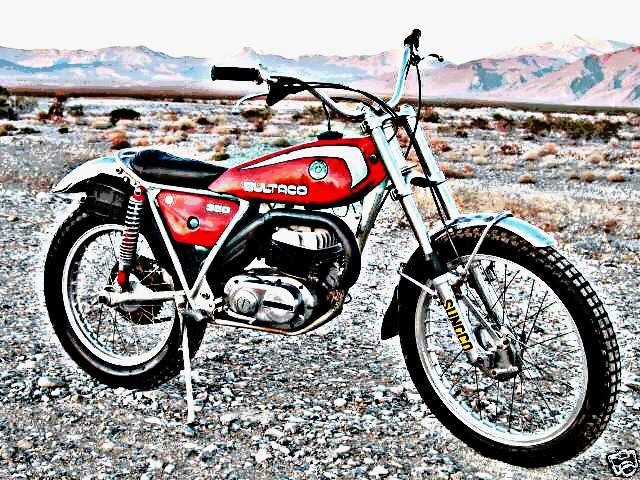 1975 Bultaco T350 159 motorbike A4 Photo Print