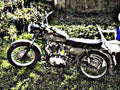 1975 Condor A350 motorbike A4 Photo Print