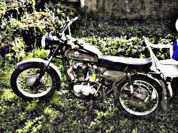 1975 Condor A350 motorbike A4 Photo Print