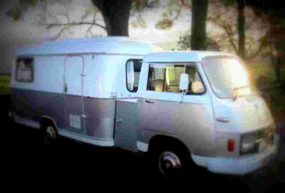 1975 Mercedes Benz L306D Motorhome A4 Photo Print