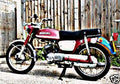 1975 b120 motorbike A4 Photo Print