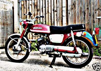 1975 b120 motorbike A4 Photo Print