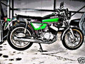 1975 benelli 2c motorbike A4 Photo Print