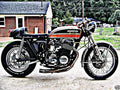 1975 cb750 motorbike A4 Photo Print