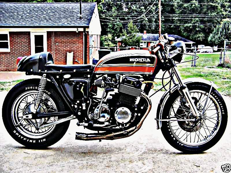 1975 cb750 motorbike A4 Photo Print