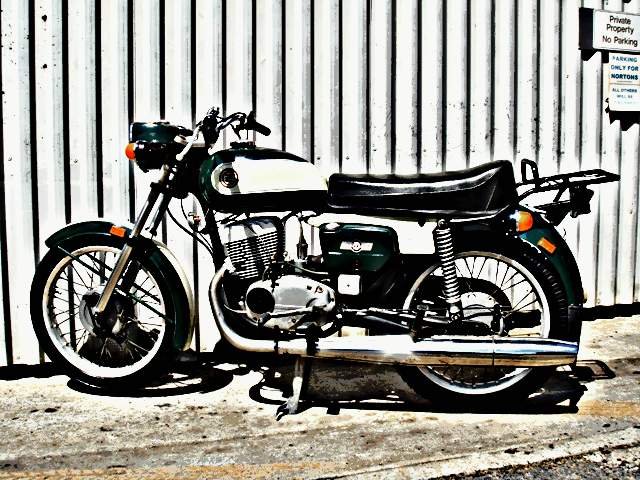 1975 cz 175 motorbike A4 Photo Print