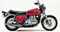 1975 gl1000 motorbike A4 Photo Print