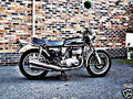 1975 gt550 suzuki motorbike A4 Photo Print