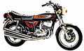 1975 mach iv motorbike A4 Photo Print