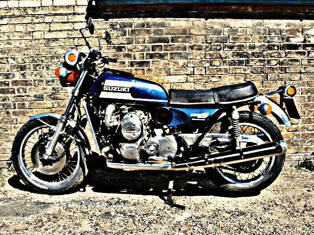 1975 re5 motorbike A4 Photo Print