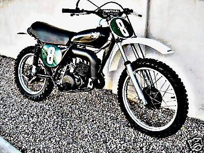 1976 cr250 motorbike A4 Photo Print