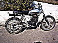 1976 husqvarna motorbike A4 Photo Print