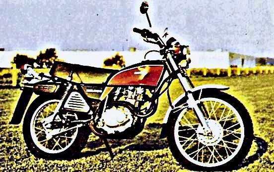 1976 xl250 motorbike A4 Photo Print